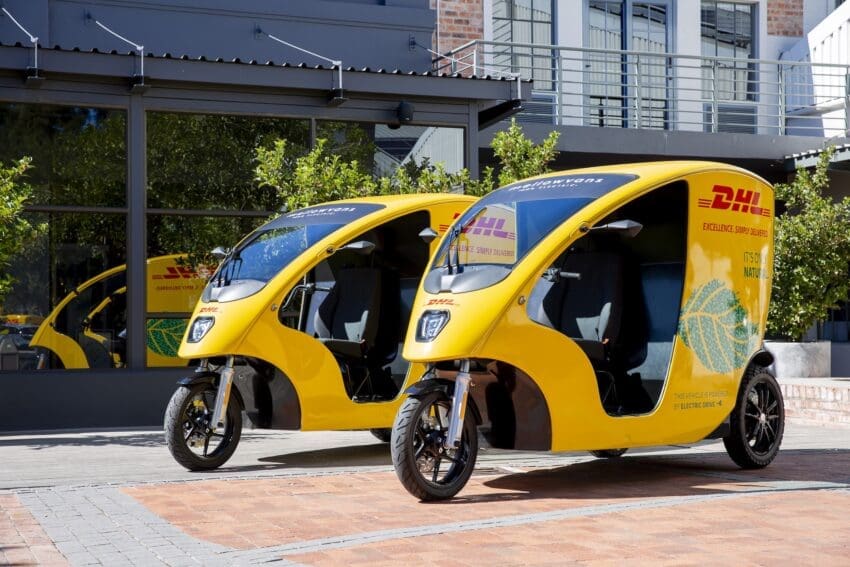 MellowVans with DHL branding 