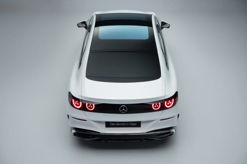 Mercedes C-Class rear view