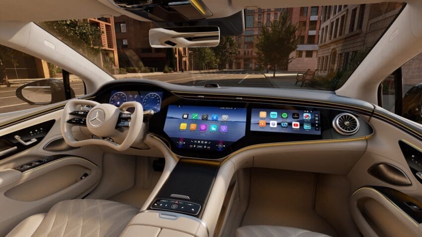 New Mercedes EQS interior 