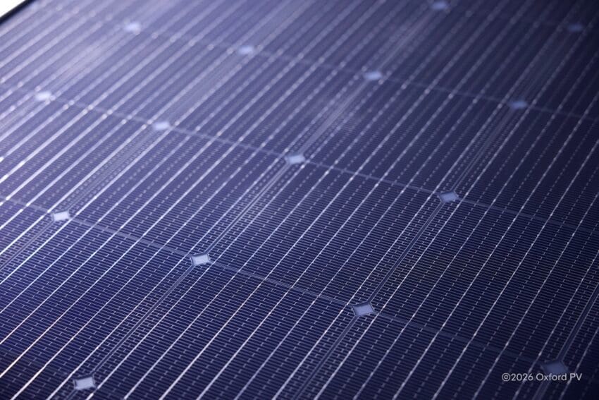 Oxford PV module close up