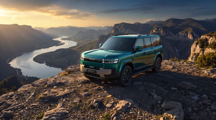 BYD goes large with Defender-rivalling Ti7 plug-in hybrid SUV