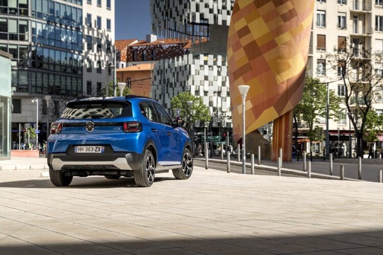 Citroen e-c3 urban range rear view
