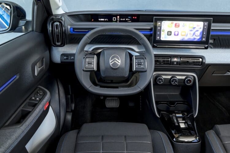 Citroen e-c3 urban range interior