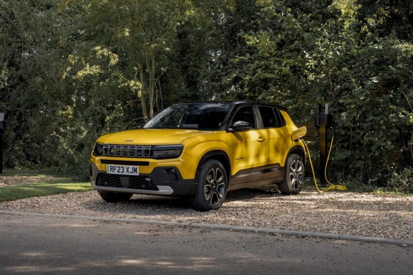 Jeep Avenger Electric now available from £28,499 with £1,500 Electric Car Grant