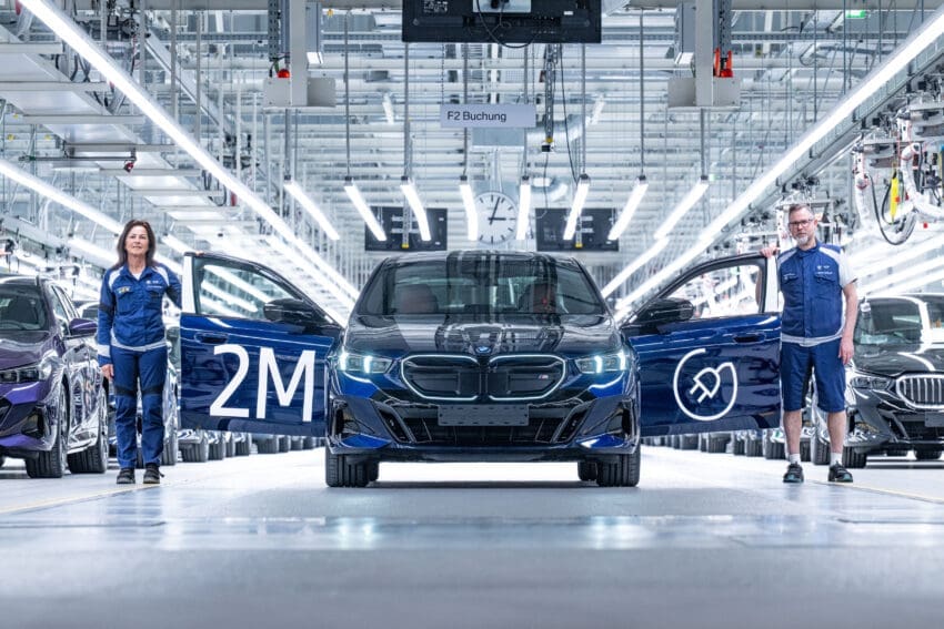 BMW celebrates EV landmark with two-millionth car