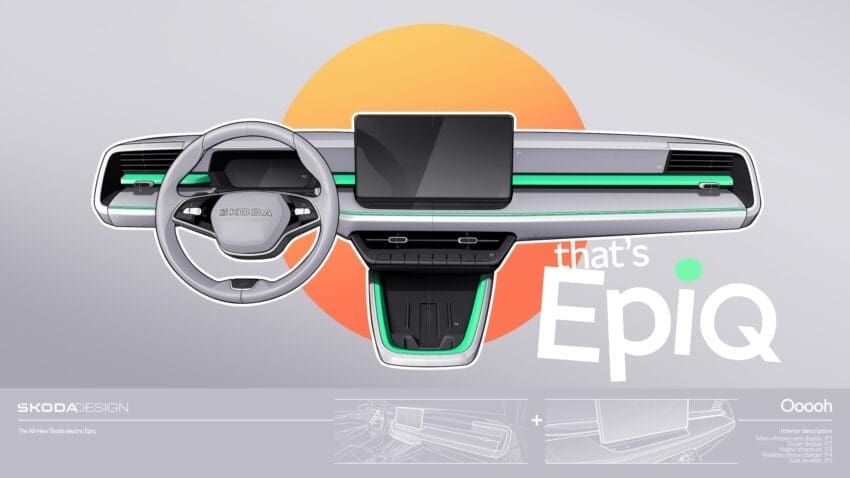 Skoda Epiq interior revealed along with May 19 arrival date