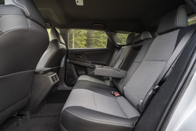 Toyota bZ4X Touring rear seats