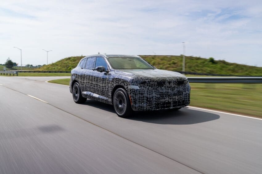 BMW iX5 electric enters final stage of testing with massive 141kWh battery