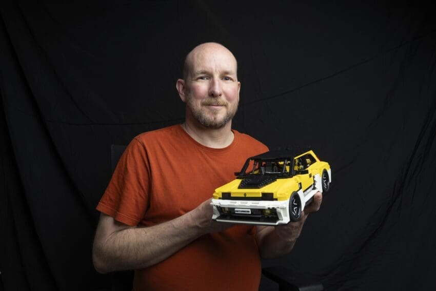 Dave Collins and his Lego Renault 5 Turbo 3E