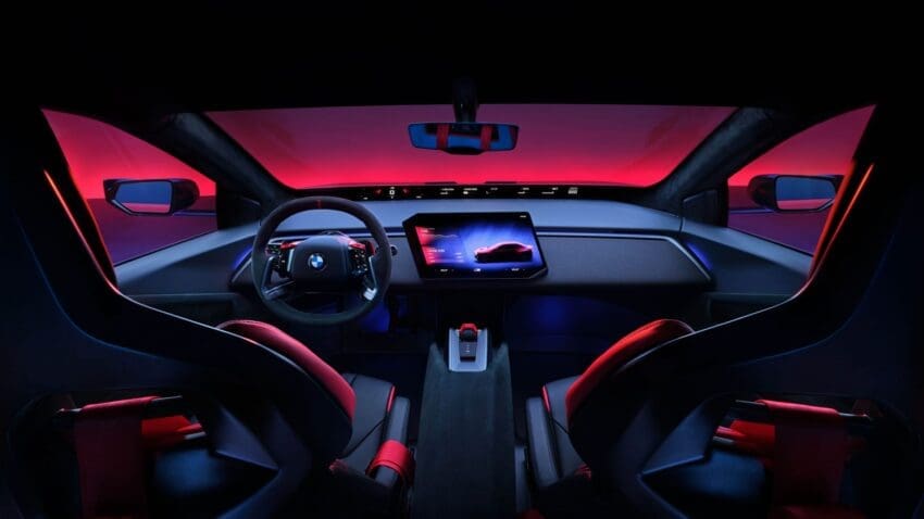 Electric BMW M3 concept interior