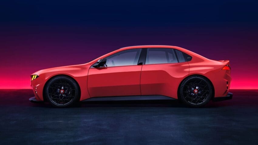 Electric BMW M3 concept rear view