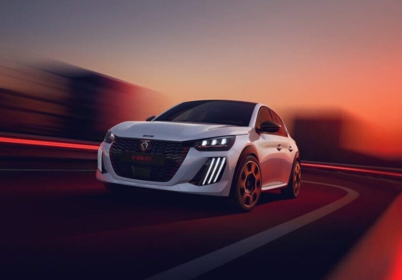 Electric Peugeot E-208 GTi production car pictures revealed ahead of Le Mans 2026 debut