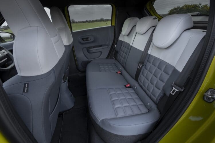 Fiat Grande Panda rear seat space