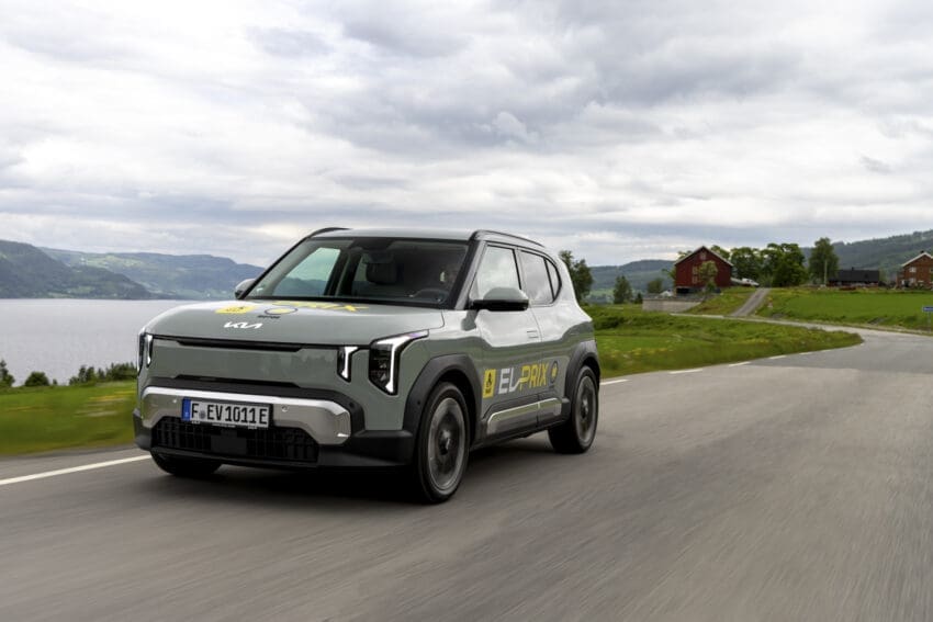 kia ev2 real-wrold range testing in Norway