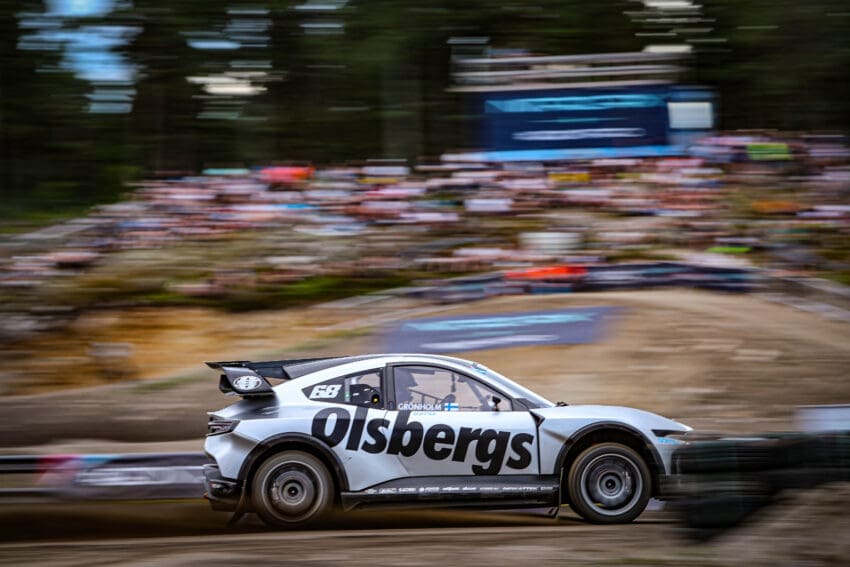 Niclas Gronholm competing in NitroRX, the now-defunct sibling to RallyX Americas