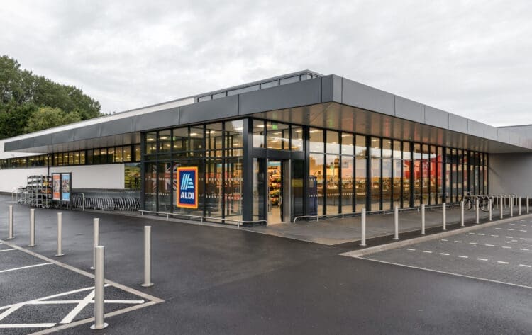Aldi Nuneaton Store. 