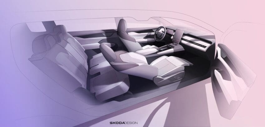 Skoda Peaq interior revealed just days before official launch