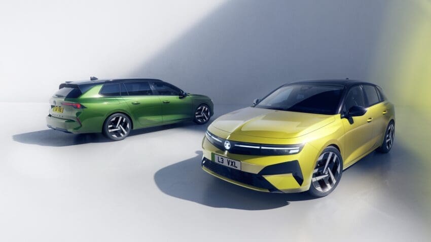 Vauxhall Astra Electric Sports Tourer and Hatchback 