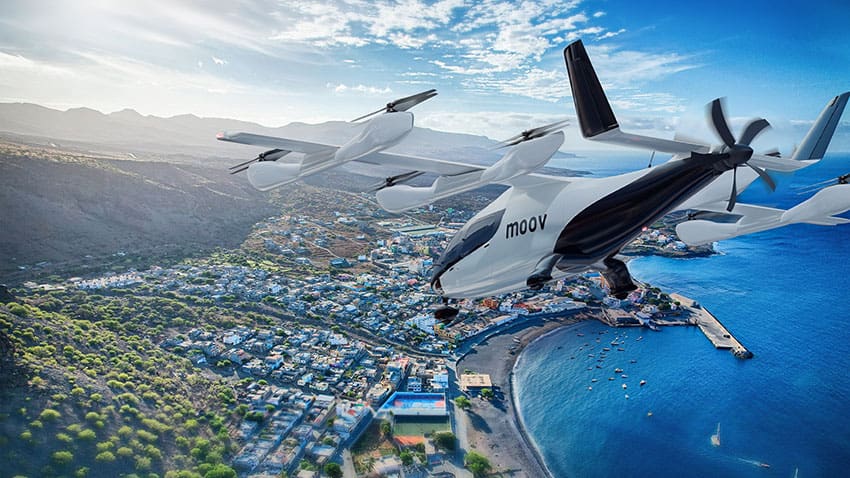 Embraer-backed eVTOL maker signs letter of intent with Swiss aviation firm Moov to explore island-hopping flights, sightseeing tours and airport shuttles across the Atlantic archipelago.