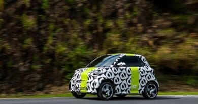 Smart #2 pictured testing ahead of Paris reveal